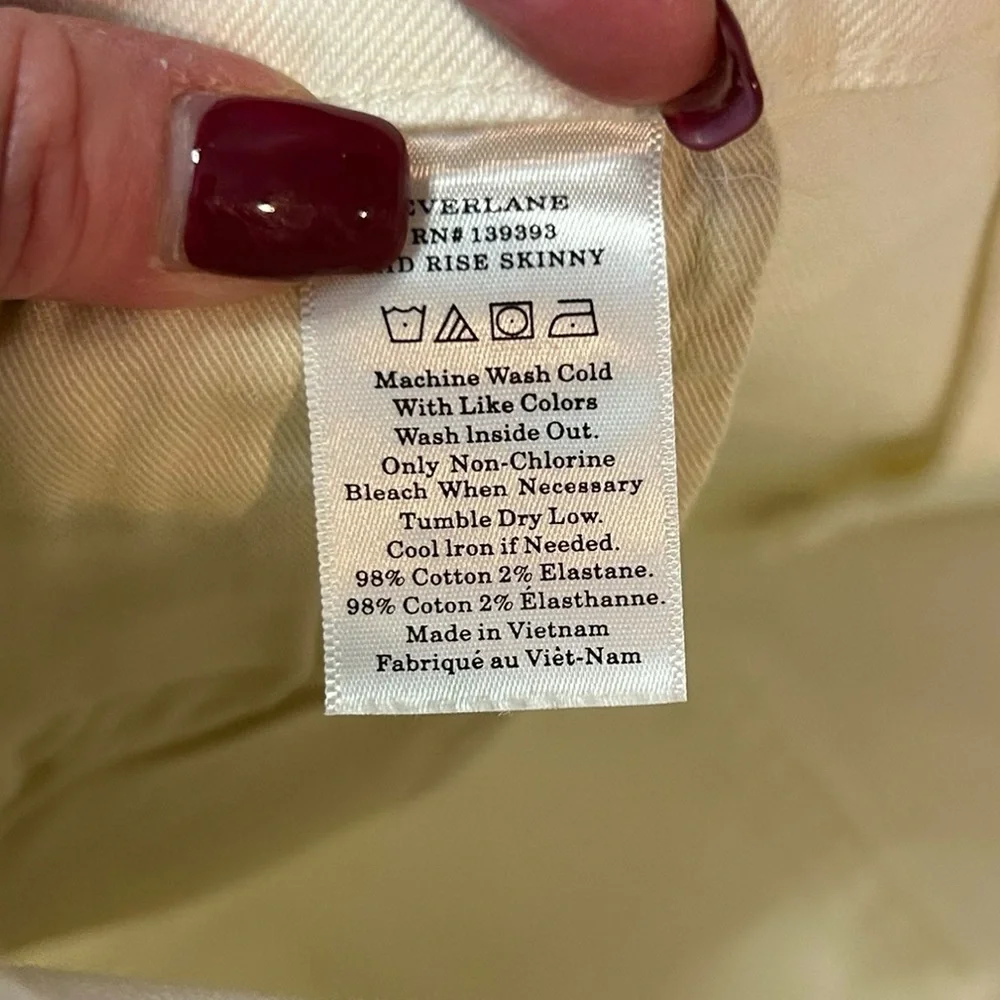 Everlane Women’s Mid-Rise Skinny Ankle Casual Jeans 33 - Picture 10 of 10